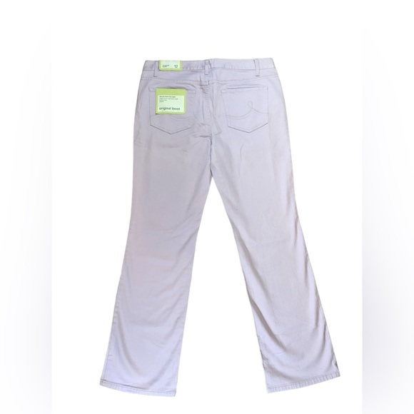 The Loft Original Boot Cut Jeans Women's Size 12 Light Purple NWT - Picture 2 of 4